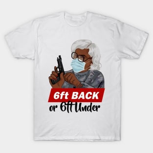 6ft BACK or 6ft Under T SHIRT T-Shirt